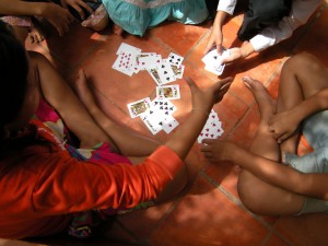 Playing card games